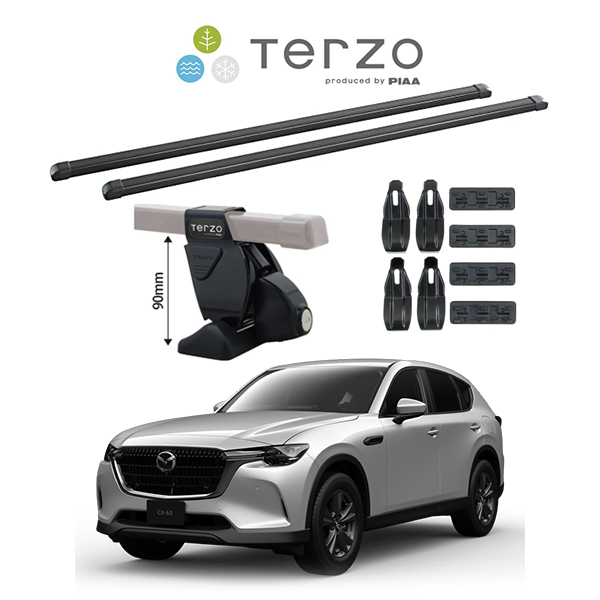 TERZO 『車種別セット』Terzo テルッツオ ベースキャリア スクエアバー 