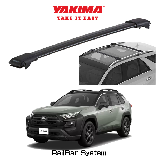 トヨタ RAV4 30系　 システムラックベースラック(ルーフレール装着車様) TOYOTA新型「RAV4」 システムラック・ベースラック（ルーフオン