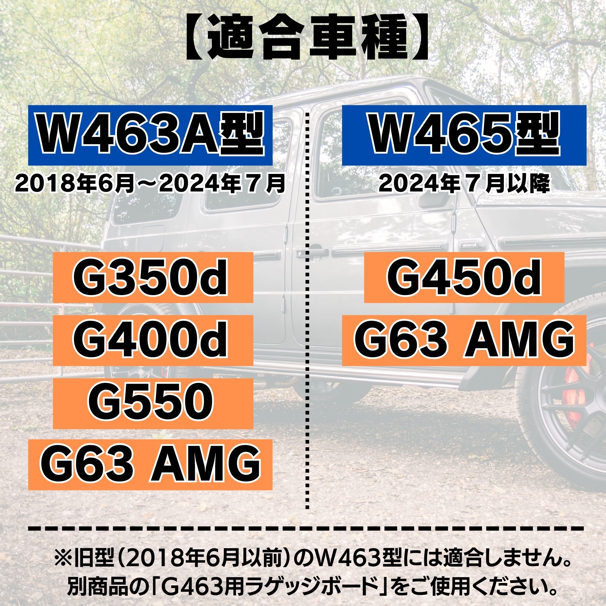 Mercedes-Benz（メルセデス・ベンツ） Gクラス ラゲッジボード 新型