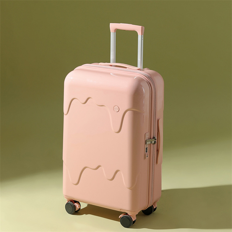 アイスクリーム スーツケース USBポート付き カップホルダー搭載 機内持込み可 子供 キャリーケース ジッパー おしゃれ かわいい 軽量 大容量｜7-s-store｜03