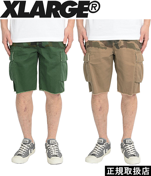 XLARGE エクストララージ HALF WAY CAMO 6POCKET SHORT PANTS-