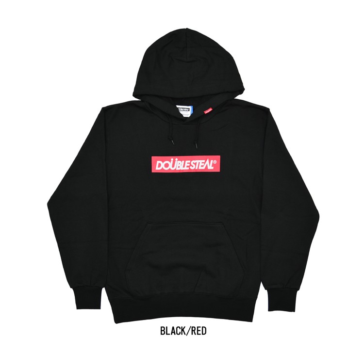 Double Steal ダブル スティール BOX LOGO 裏毛プルパーカー