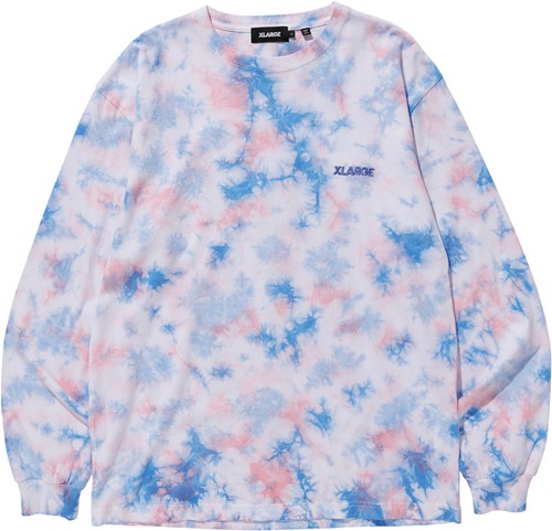 XLARGE（エクストラ ラージ） L/S TEE TIE DYE PRINTED TEE 公式 正規