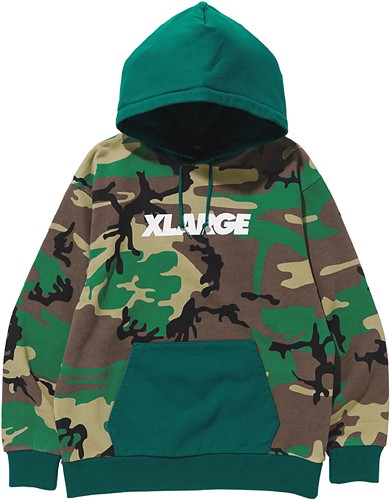XLARGE エクストララージ CAMO PULLOVER HOODED SWEAT : 7-SEVEN