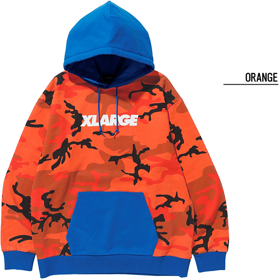 XLARGE（エクストラ ラージ） CAMO PULLOVER HOODED SWEAT : 7-SEVEN