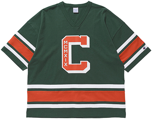 XLARGE（エクストラ ラージ） × Champion PANELED FOOTBALL TEE : 7