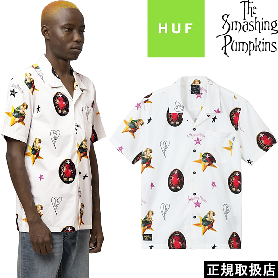 HUF ハフ SMASHING PUMPKINS DAYDREAM S/S WOVEN TOP : huf-156 : 7