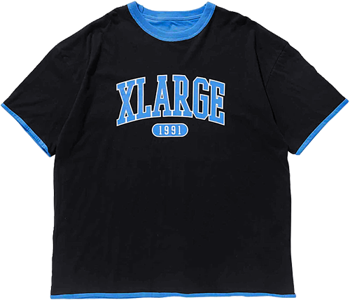 XLARGE エクストララージ REVERSIBLE WIDE S/S TEE : 7-SEVEN