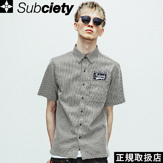 Subciety サブサエティ EMBLEM SHIRT S/S : subciety-188 : 7