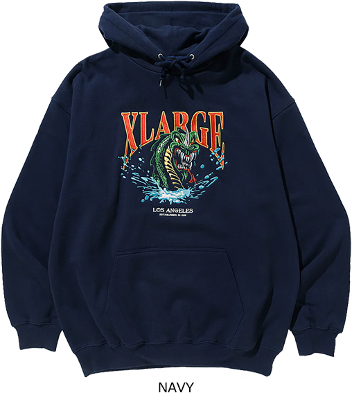 XLARGE（エクストラ ラージ） DRAGON PULLOVER HOODED SWEAT : 7-SEVEN