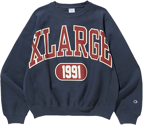 XLARGE エクストララージ XLARGE x Champion COLLEGE RAGLAN C...