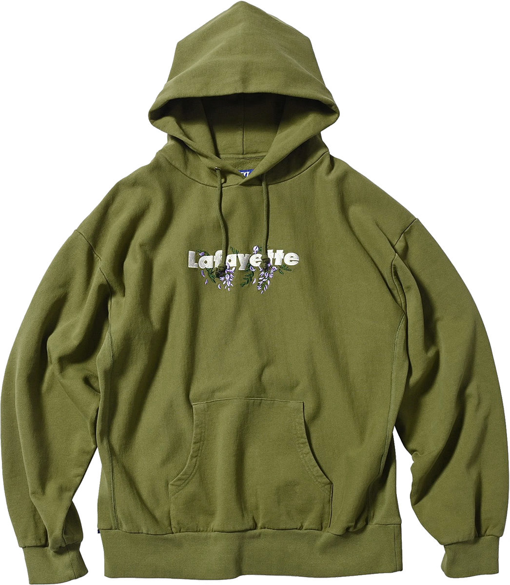LFYT Lafayette ラファイエット ROSE LOGO US COTTON PIGMENT DYED HOODIE｜7-seven｜04