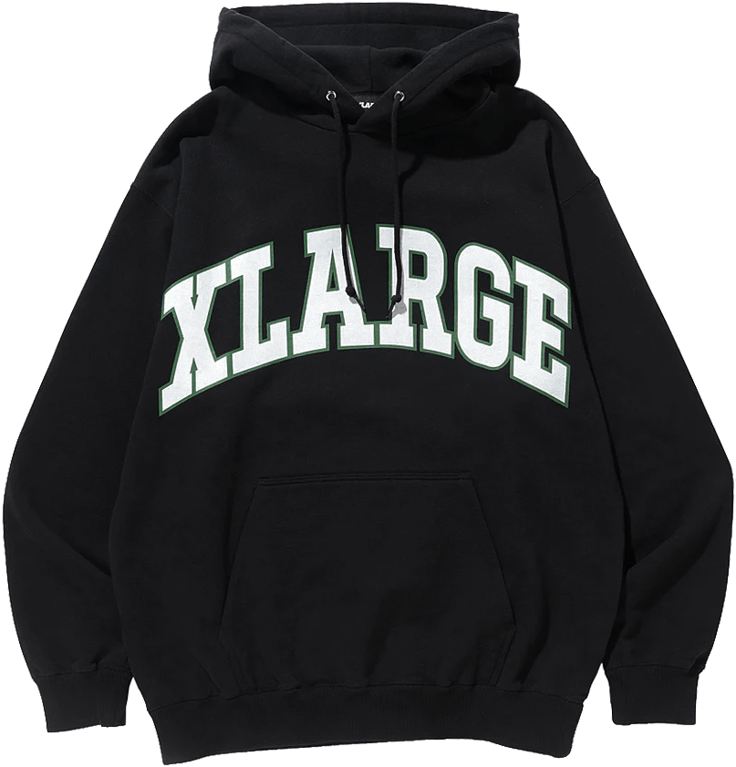 ☆希少デザイン☆ X-LARGE☆ラージ☆スウェット☆スウェット☆アーチロゴ 激レア】エクストララージ アーチロゴ 黒 紫 白 M スウェット