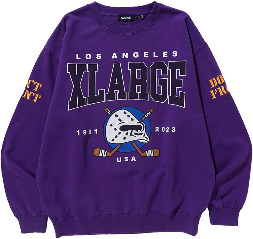XLARGE（エクストラ ラージ） HOCKEY CREWNECK SWEAT 公式 正規品 : 7