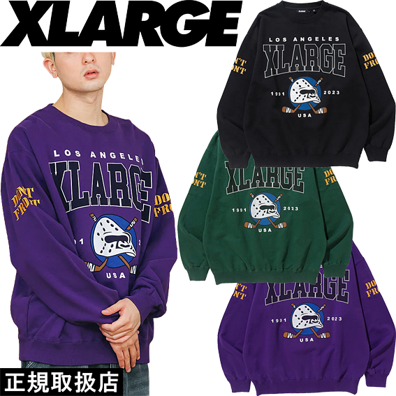 XLARGE エクストララージ HOCKEY CREWNECK SWEAT : xlarge-752 : 7