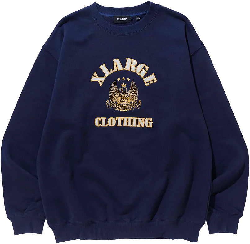 XLARGE EAGLE EMBLEM CREWNECK SWEAT エクストララージ