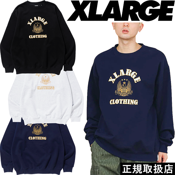 XLARGE エクストララージ EAGLE EMBLEM CREWNECK SWEAT : 7