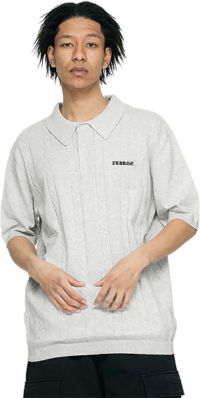 XLARGE エクストララージ EMBROIDERED KNIT POLO SHIRT : 7