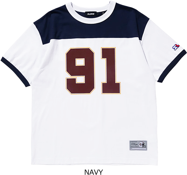 シャツ X LARGE LINE FOOTBALL L/S TEE XLARGE（エクストララージ）の「LINE FOOTBALL L/S TEE（Tシャツ