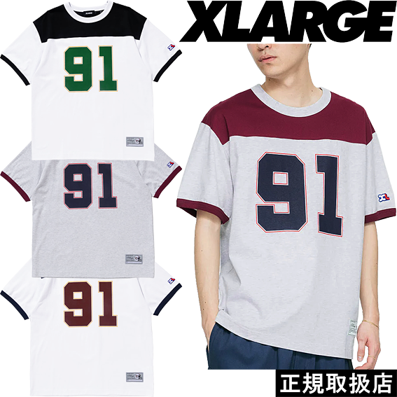 XLARGE エクストララージ FOOTBALL S/S TEE : 7-SEVEN - 通販