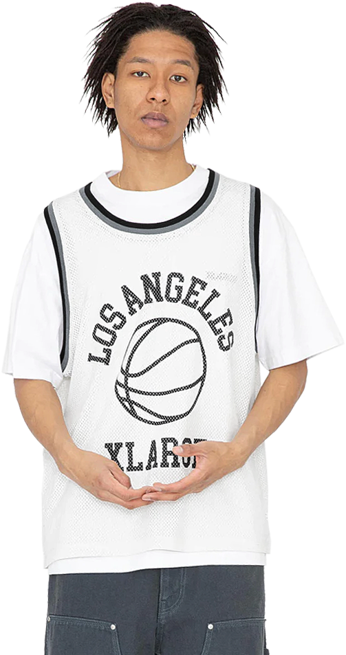XLARGE（エクストラ ラージ） XL BASKETBALL JERSEY 公式 正規品 : 7