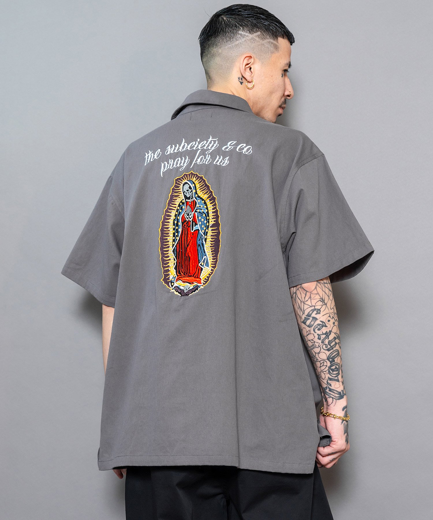 Subciety EMBROIDERY MARIA SHIRT サブサエティ