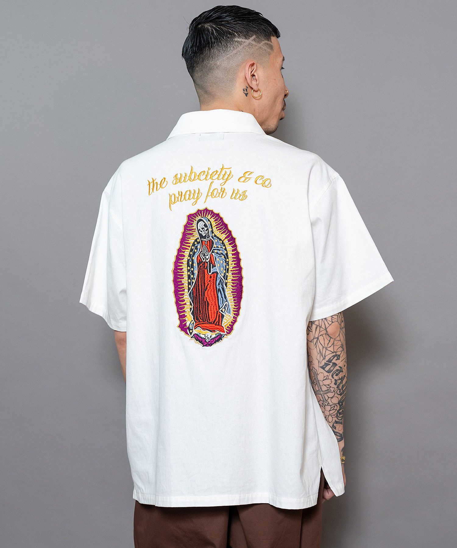 Subciety EMBROIDERY MARIA SHIRT サブサエティ