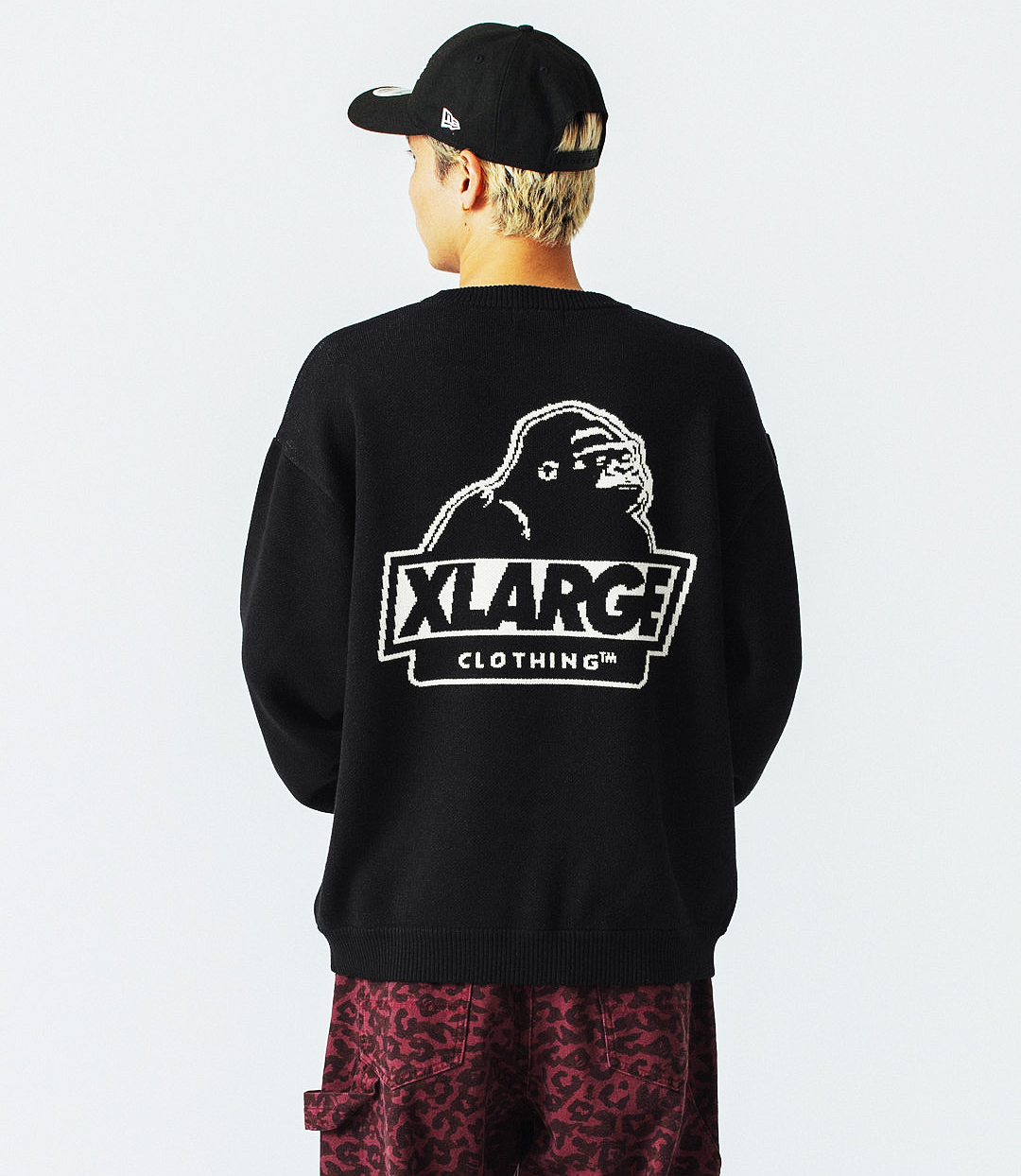 XLARGE（エクストラ ラージ） SLANTED OG CREWNECK KNIT TOP : 7-SEVEN