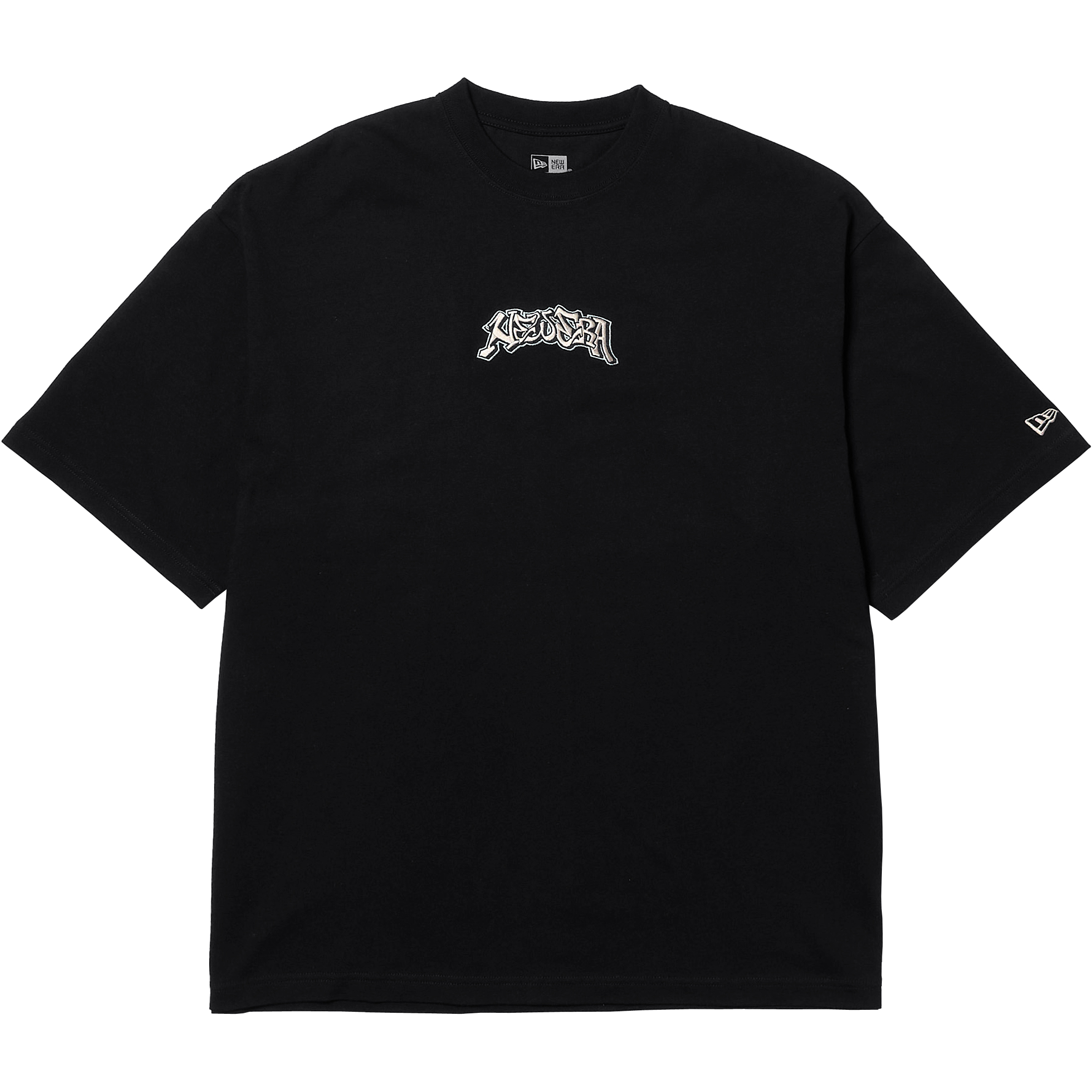Tシャツ・カットソー New Era New Era World Wide T-Shirt Black New Era Flag Oversized T-Shirt Black Gold - Gangstagroup.com