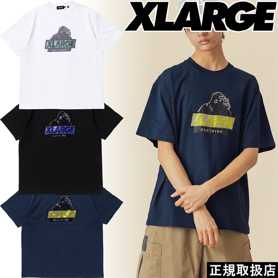 送料無料 ！限定 XLARGE×NONAGON S/S TEE XLARGE エクストララージ RHINE STONE SLANTED OG S/S TEE : 7