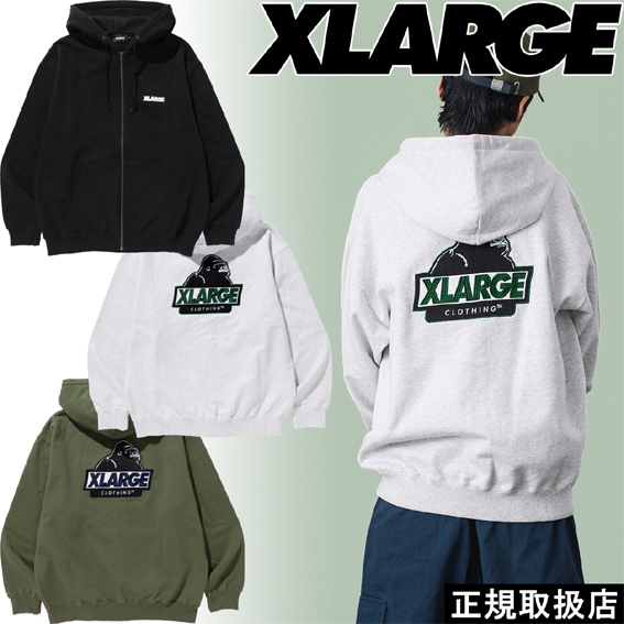 XLARGE（エクストラ ラージ） SLANTED OG ZIP HOODED SWEATSHIRT 公式