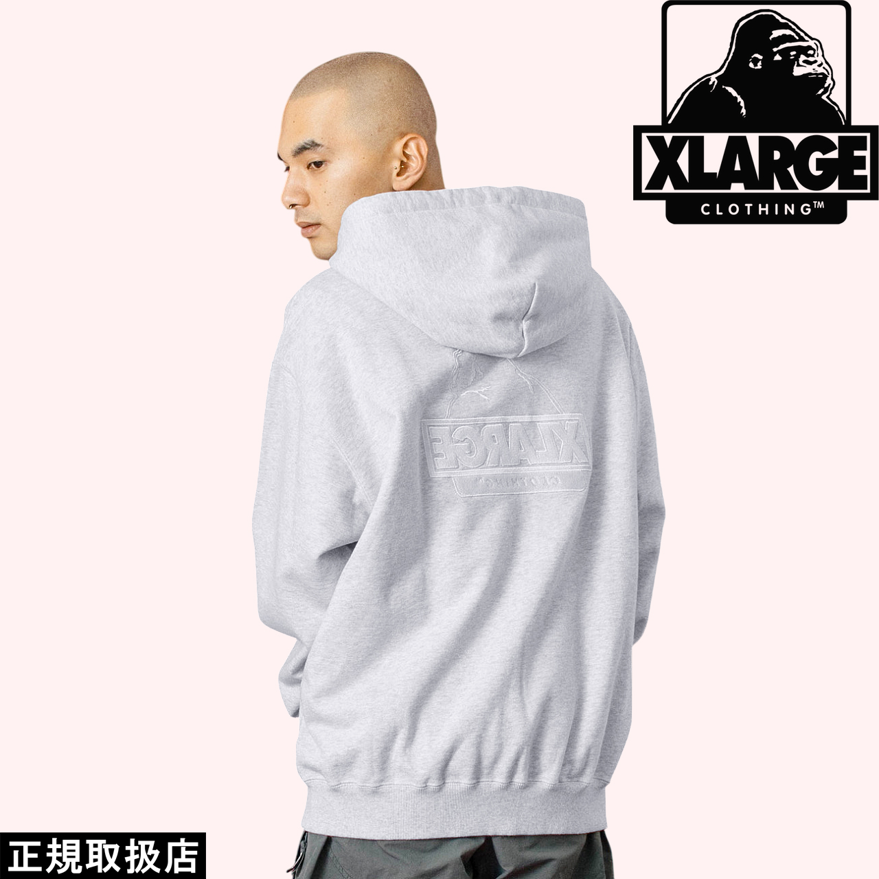 XLARGE（エクストラ ラージ） BACKSIDE OG ZIP UP HOODED SWEATSHIRT
