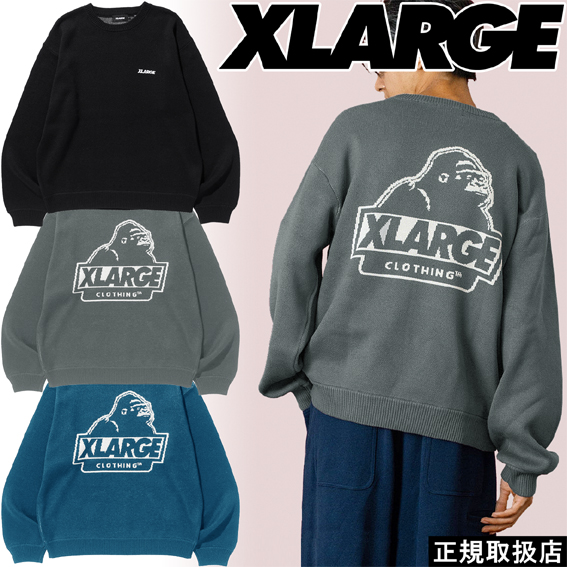 XLARGE（エクストラ ラージ） SLANTED OG KNIT SWEATER 公式 正規品