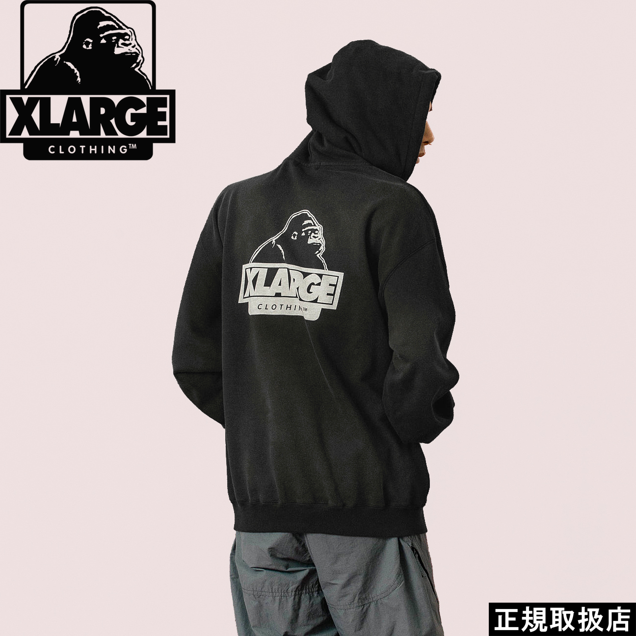 XLARGE（エクストラ ラージ） DISCHARGE PRINTED SLANTED OG HOODED