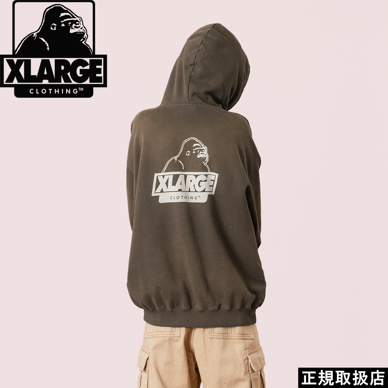 XLARGE（エクストラ ラージ） DISCHARGE PRINTED SLANTED OG HOODED