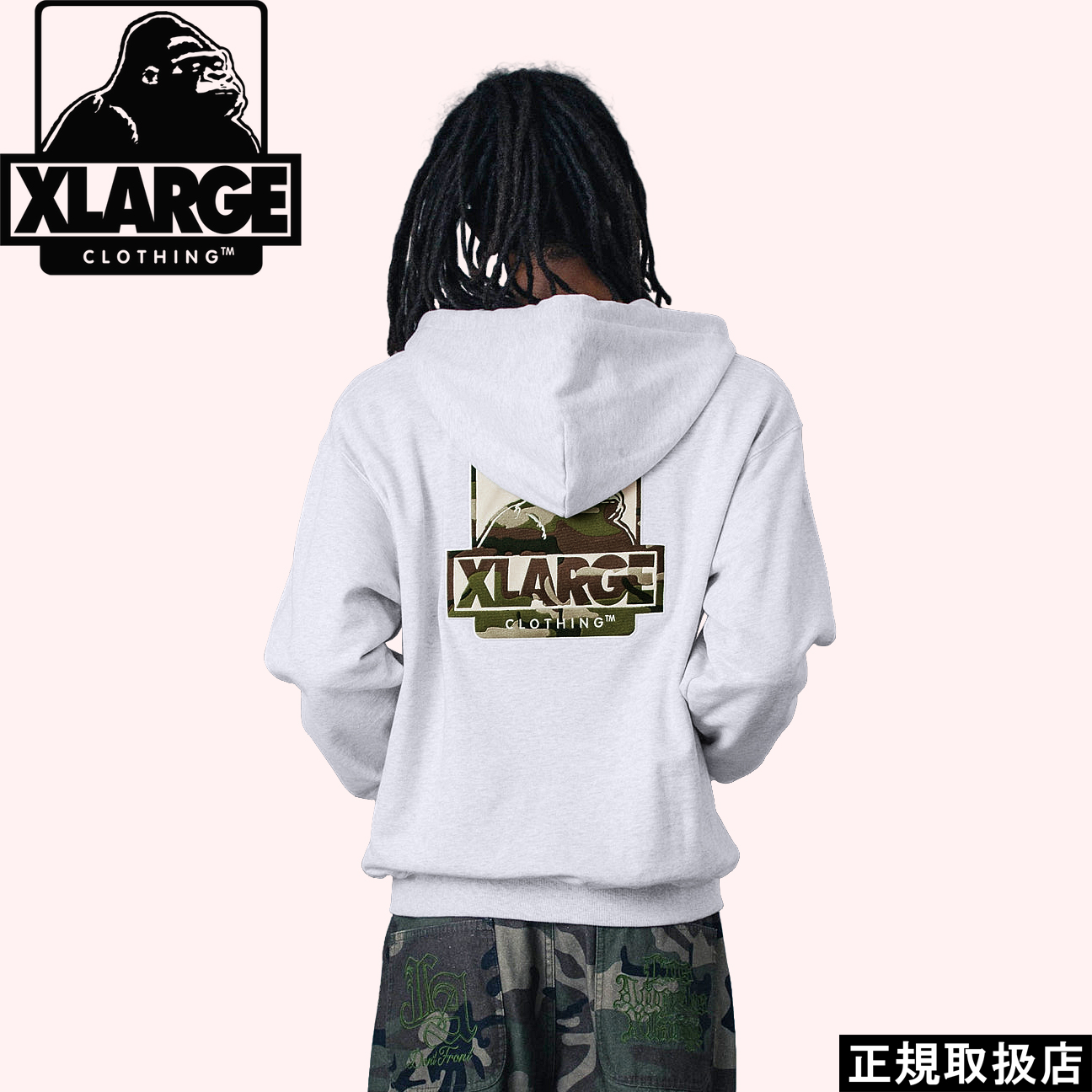 XLARGE（エクストラ ラージ） OG BOX ZIP UP HOODED SWEATSHIRT 公式