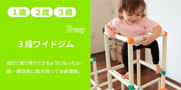 ピープル 遊具 ジャングルジム 純国産 白いわんぱくジム