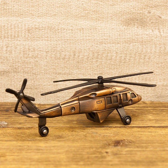 アンティーク調 鉛筆削り ヘリコプター 115 手動 えんぴつ削り