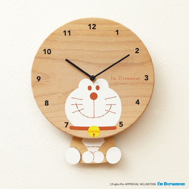 I'm Doraemon アイムドラえもん スマイル ドラえもん 時計 木の時計