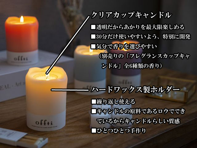 キャンドルホルダー メルティー ハードワックス ギフト キャンドル