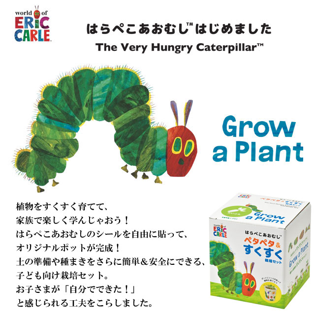 はらぺこあおむしペタペタ＆すくすく 栽培セット 001