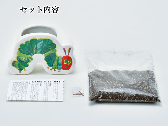 はらぺこあおむし わくわく陶器ポットガーデン 栽培セット 003