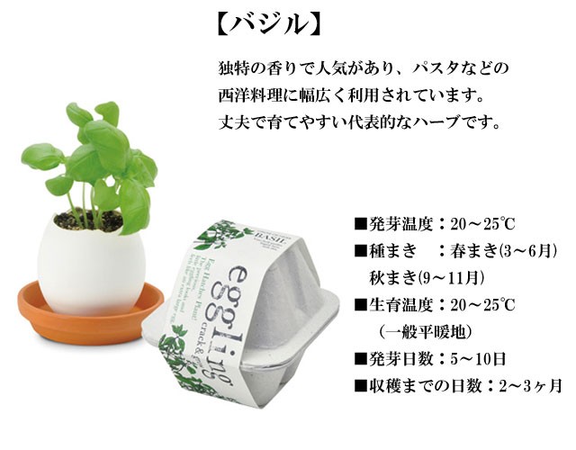 栽培キット Eggling Eco Friendly エッグリング エコフレンドリー 即納 ミント イタリアンパセリ バジル カクタス ワイルドストロベリー ラベンダー Sst301 癒しグッズ専門店 なごみ 通販 Yahoo ショッピング