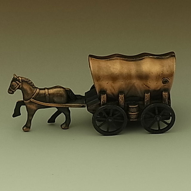 格安特売❤アンティーク加工 馬車とリボンのミニオブジェ ミニチュア