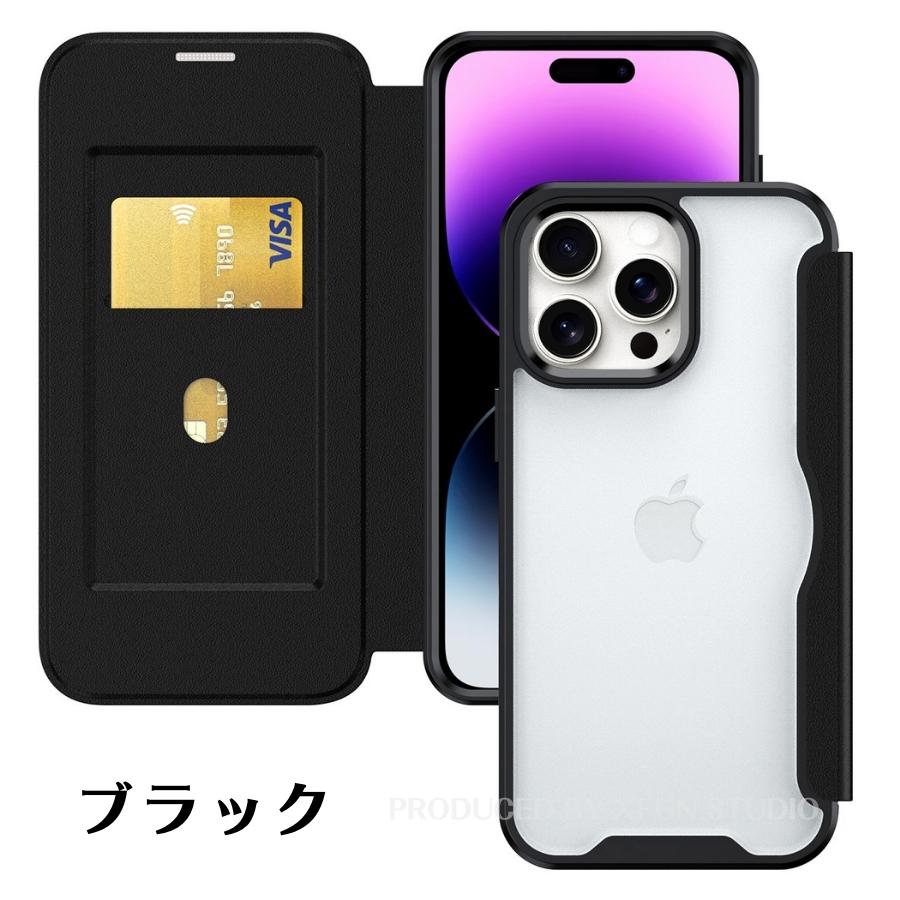 iphone 17Pro ケース iphone 15 ケース 手帳型 透明 iPhone14 ケース iPhone 16e ケース カバー クリア かわいい カード収納 可愛い マグネットが内蔵 耐衝撃 |  | 01