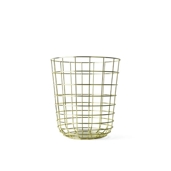 menu/メニュ ワイヤービン wire bin ブラス/クロム/コッパー シンプル