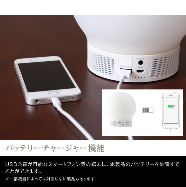 エモイ スマートランプスピーカーミニ emoi 好きな場所に持ち運びが
