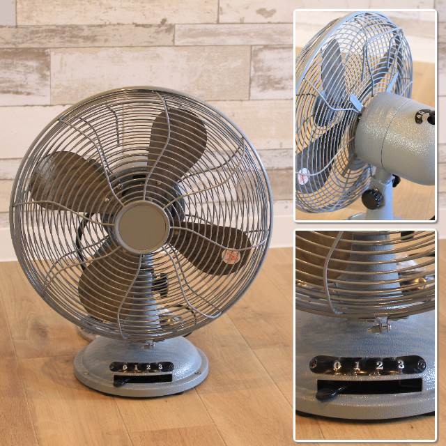 2020年度版ハモサレトロファンテーブル tablefan 卓上扇風機 レトロな