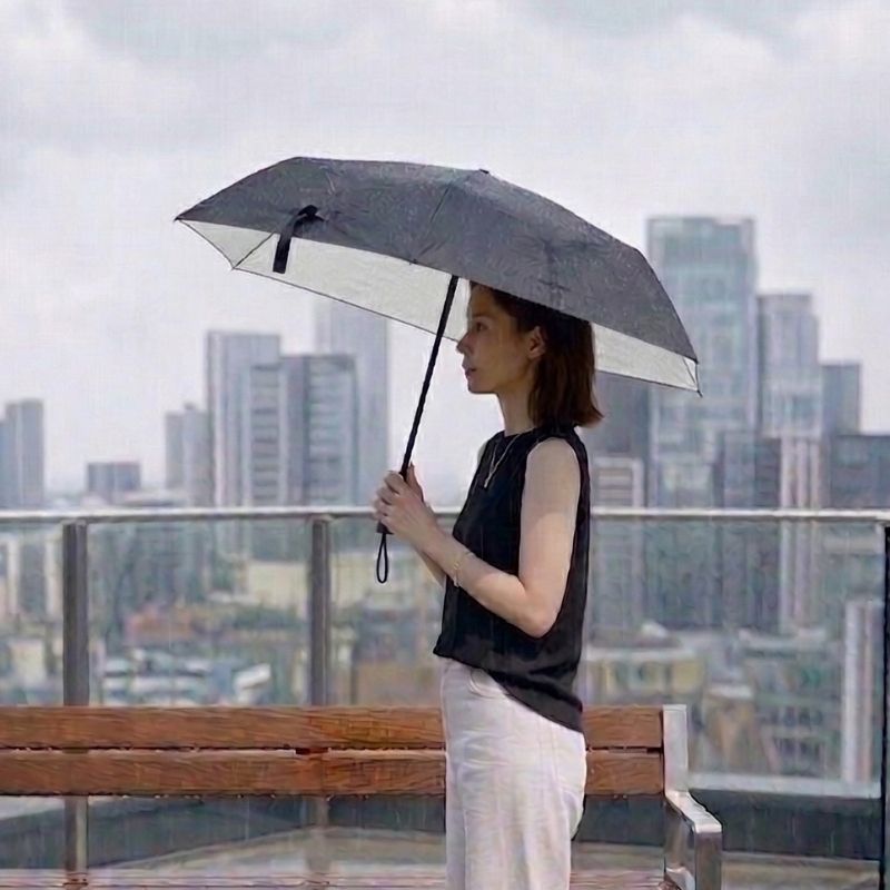 estaa エスタ ハニカム断熱パラソル 55cm 折りたたみ傘 晴雨兼用 遮光