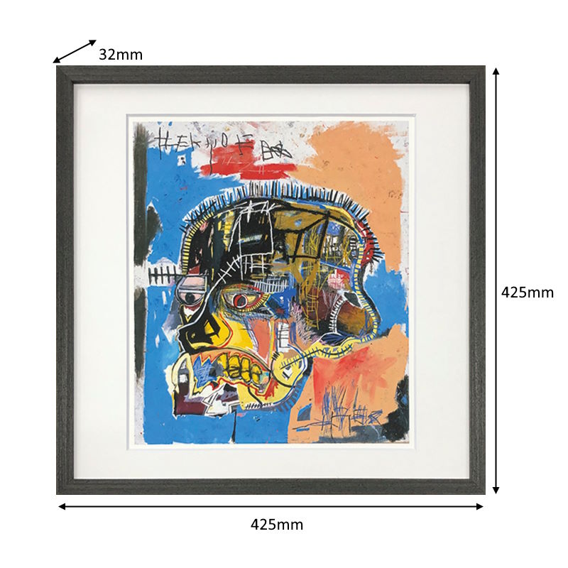 ジャン＝ミシェル バスキア Untitled(Skull) 1984 アート パネル 壁掛けアート 近代アート 木製フレーム ウォールアート  インテリア Jean＝Mechel Basquiat-7dials(セブンダイヤルズ)本店